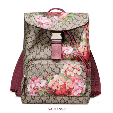 gucci supreme bloom backpack|gucci guccissima slim backpack.